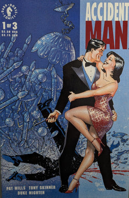 Accident Man #1 Comic Book Cover Art by Howard Chaykin