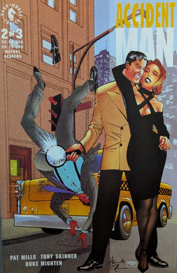 Accident Man #2 Comic Book Cover Art by Howard Chaykin
