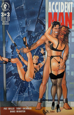 Accident Man #3 Comic Book Cover Art by Howard Chaykin