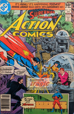 Action Comics #515 Comic Book Cover Art by Rich Buckler