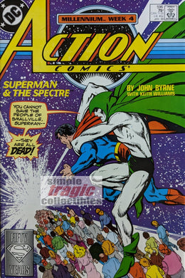 Action Comics #596 Comic Book Cover Art by John Byrne