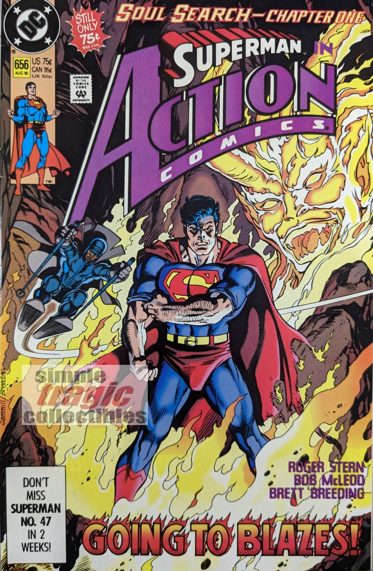 Action Comics #656 Comic Book Cover Art by Kerry Gammill