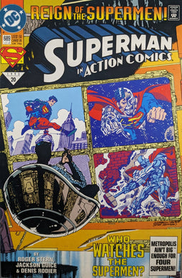 Action Comics #689 Comic Book Cover Art by Kerry Gammill