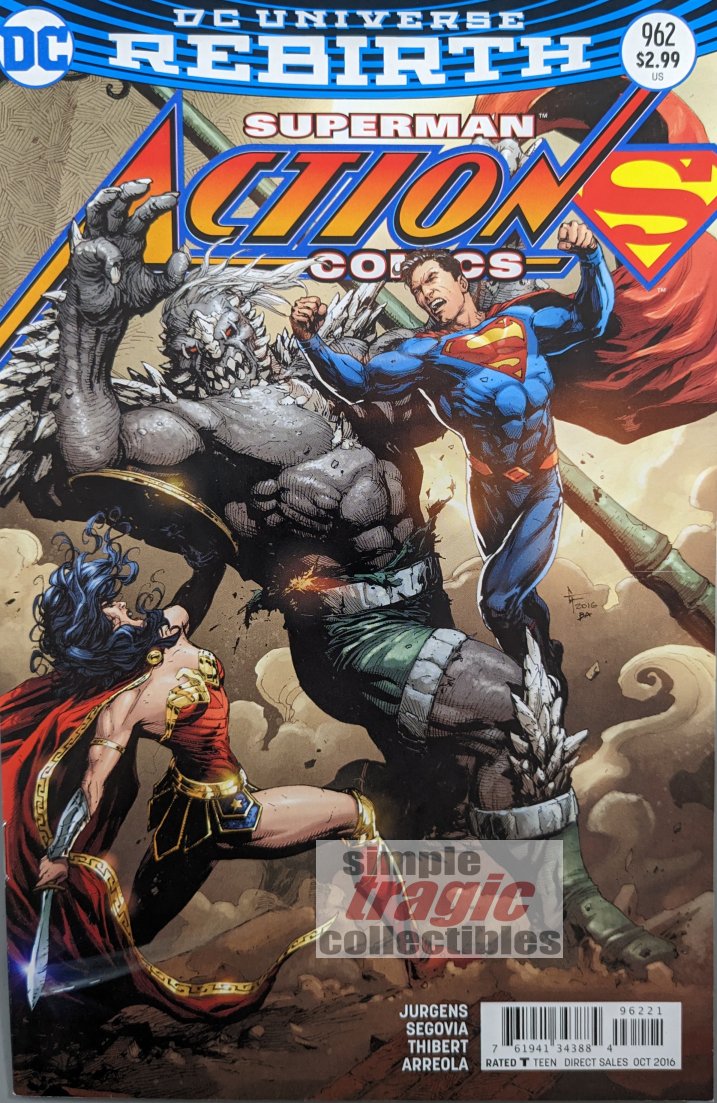 Action Comics #962 Comic Book Cover Art by Gary Frank