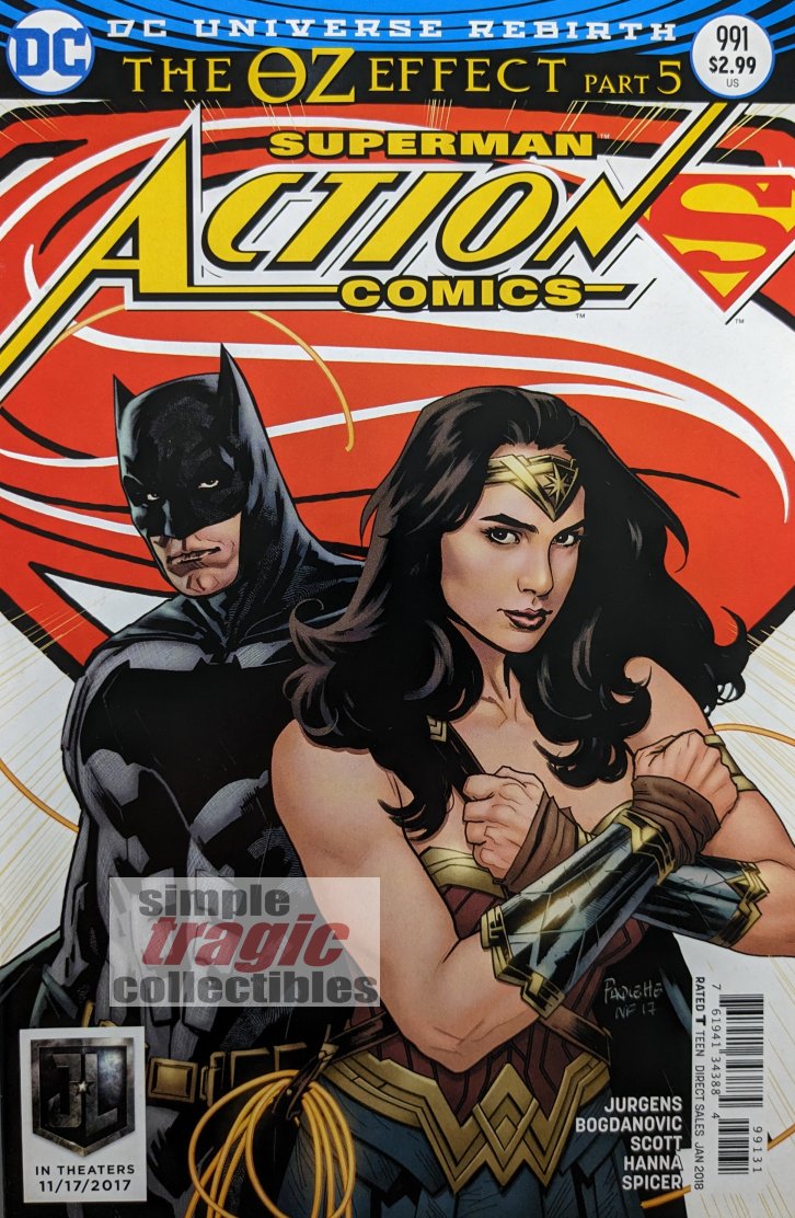 Action Comics #991 Variant Comic Book Cover Art by Yanick Paquette