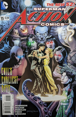 Action Comics #15 Comic Book Cover Art by Rags Morales