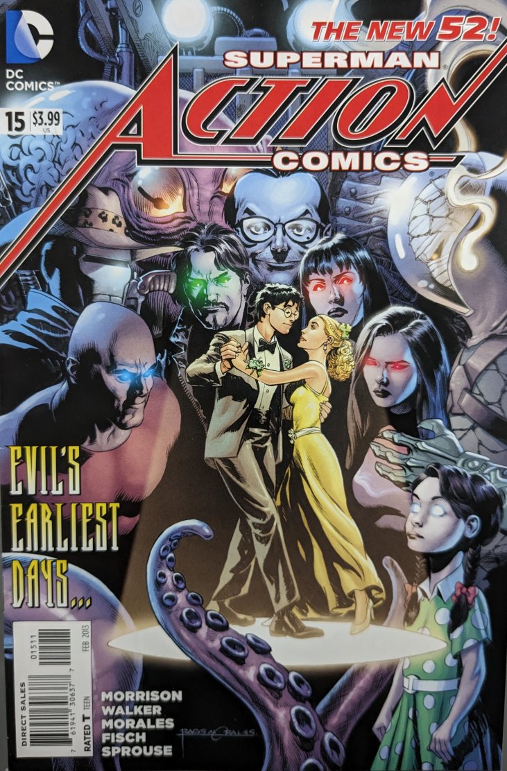 Action Comics #15 Comic Book Cover Art by Rags Morales