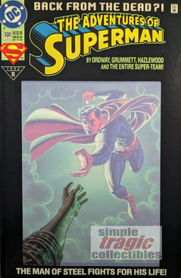 Adventures Of Superman #500 Comic Cover Art by Jerry Ordway