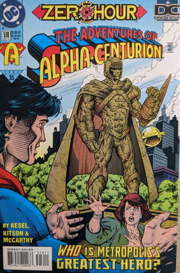 Adventures Of Superman #516 Comic Book Cover Art by Barry Kitson