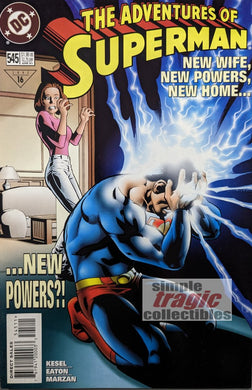 Adventures Of Superman #545 Comic Book Cover Art by Stuart Immonen