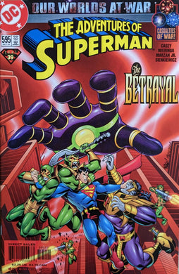 Adventures Of Superman #595 Comic Book Cover Art by Mike Wieringo