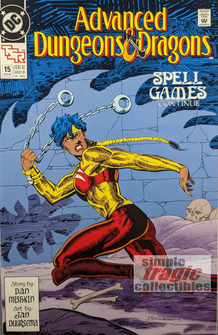 Advanced Dungeons & Dragons #15 Comic Book Cover Art