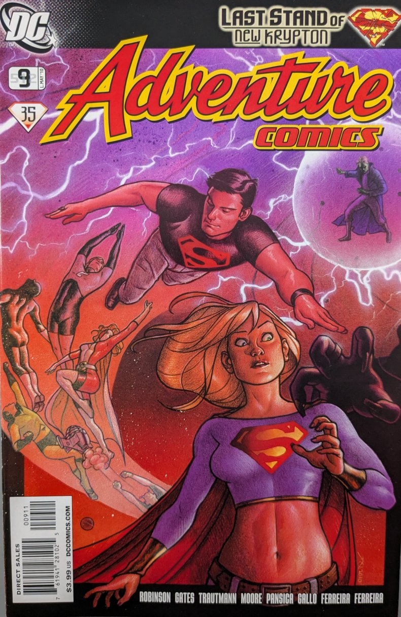 Adventure Comics #9 Comic Book Cover Art by Joe Quinones