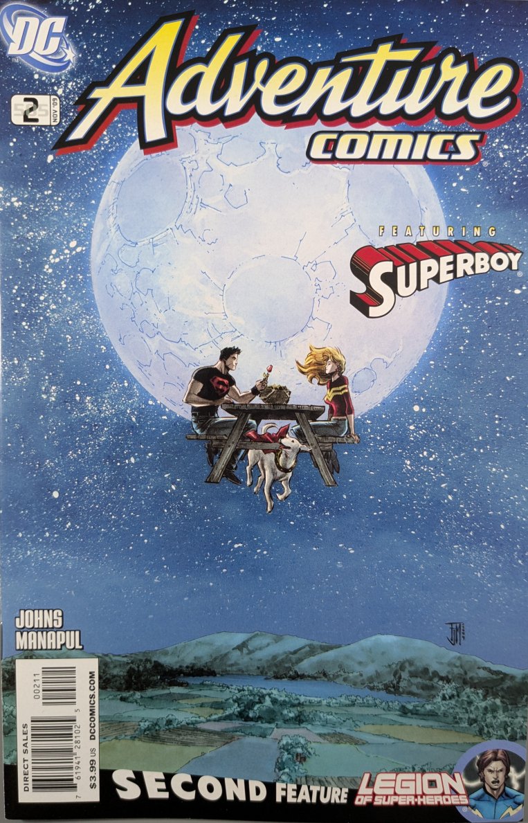Adventure Comics #2 Comic Book Cover Art by Francis Manapul