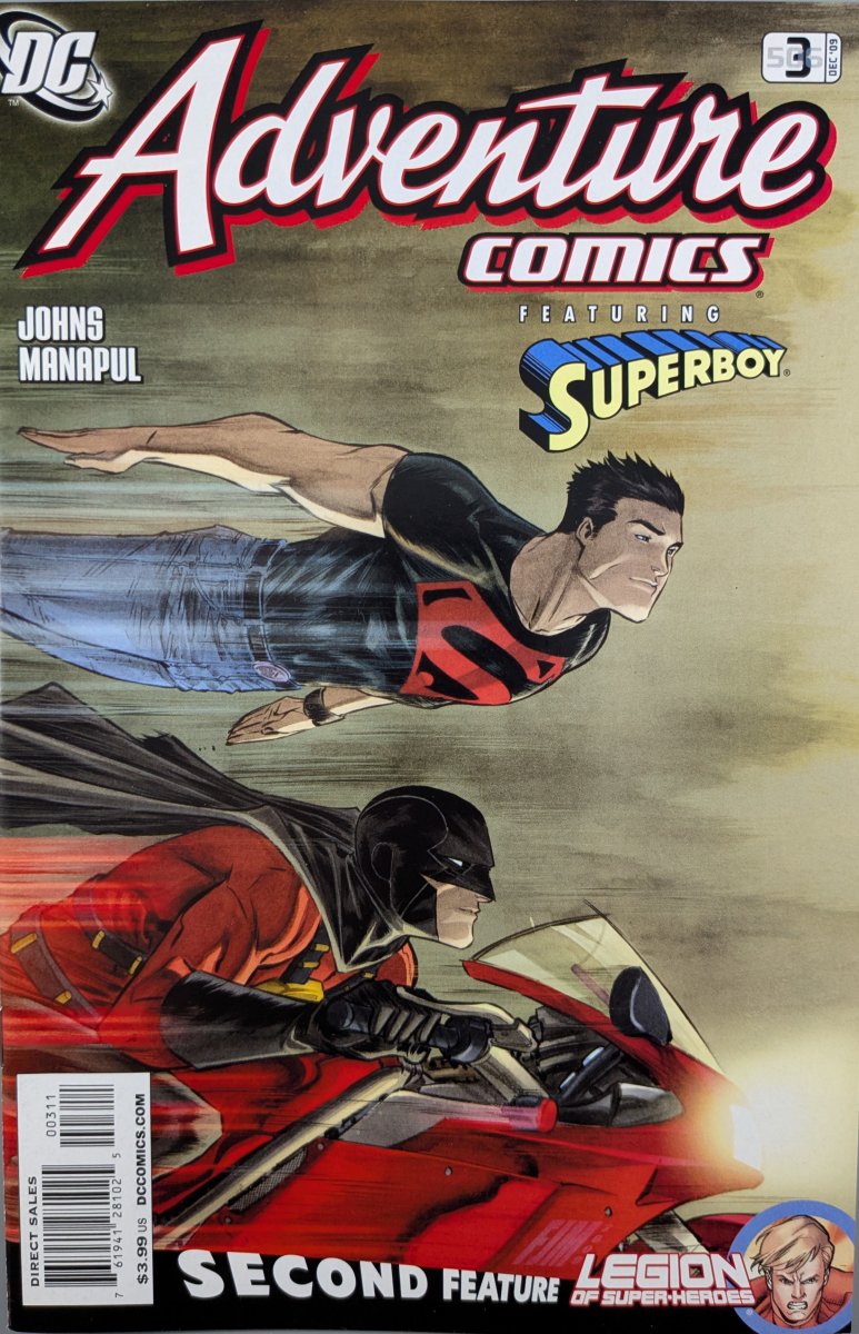 Adventure Comics #3 Comic Book Cover Art by Francis Manapul