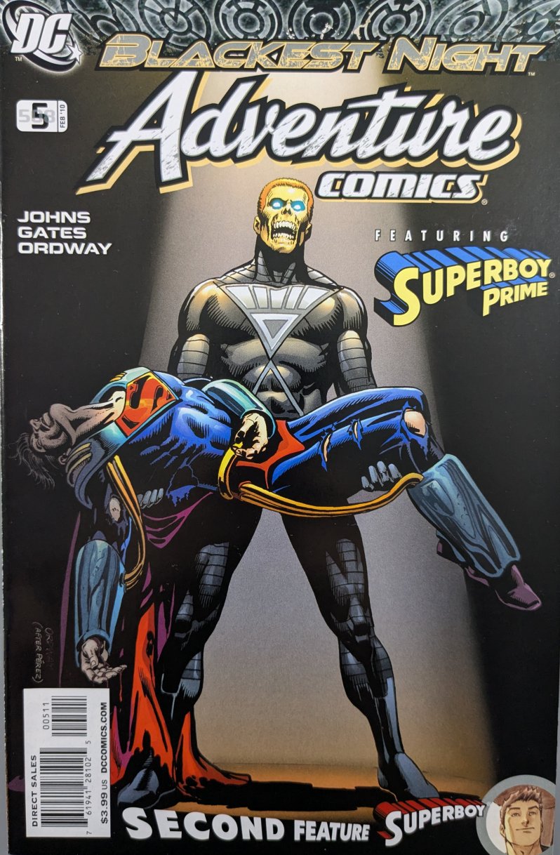 Adventure Comics #5 Comic Book Cover Art by Jerry Ordway