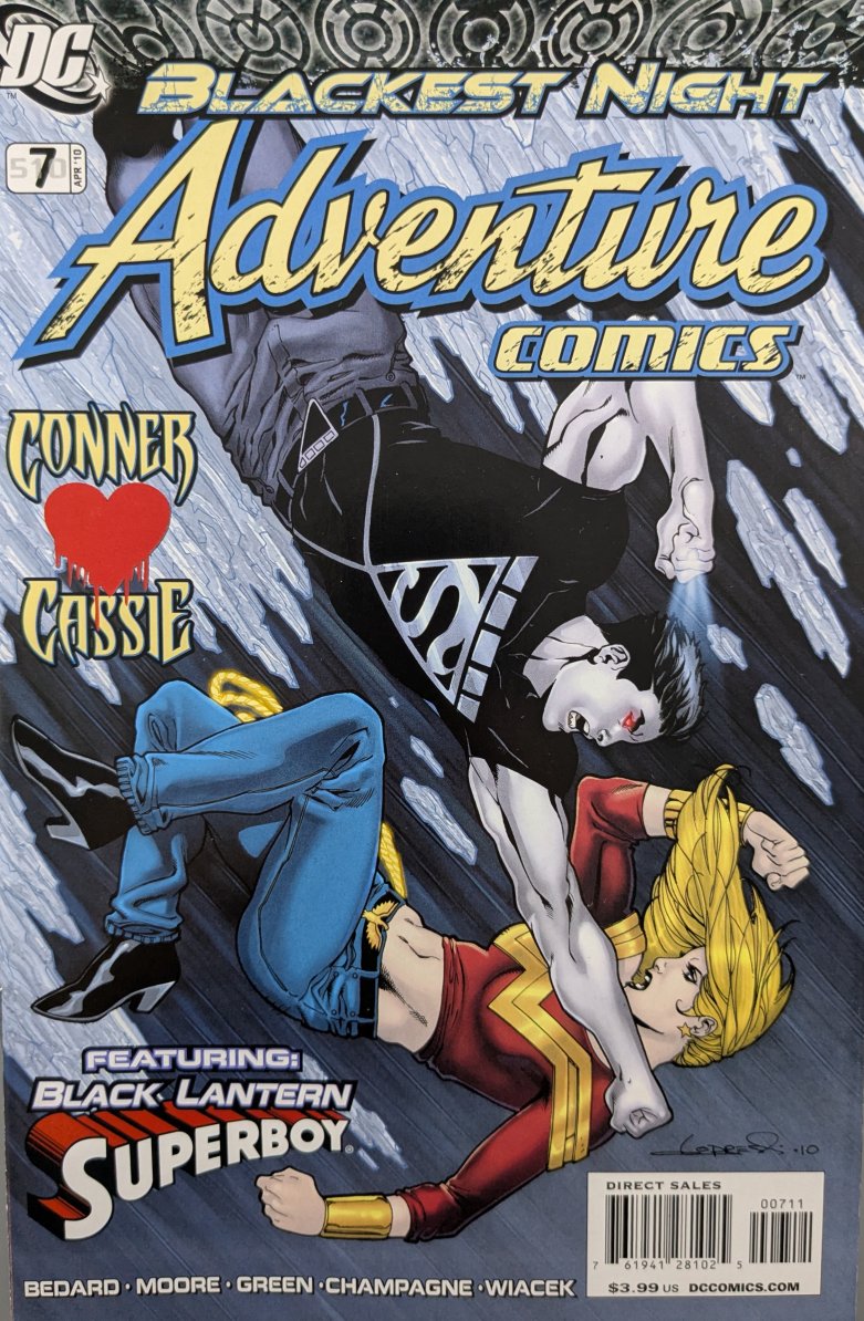 Adventure Comics #7 Comic Book Cover Art by Aaron Lopresti