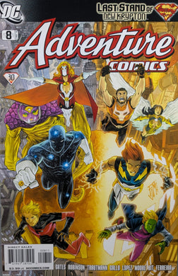 Adventure Comics #8 Comic Book Cover Art by Francis Manapul