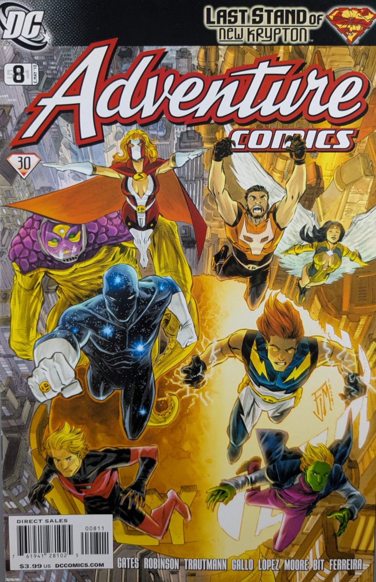Adventure Comics #8 Comic Book Cover Art by Francis Manapul