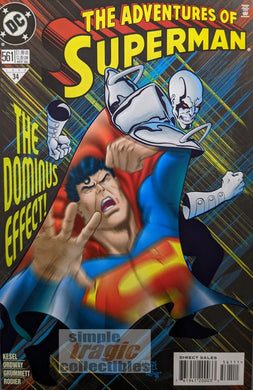 Adventures of Superman #561 Comic Book Cover Art