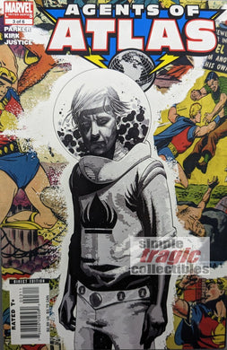Agents Of Atlas #3 Comic Book Cover Art by Tomm Coker