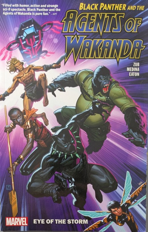 Black Panther And The Agents Of Wakanda (2020) TPB Vol 1: Eye Of The Storm Cover Art by Jorge Molina