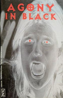 Agony In Black #1 Comic Book Cover Art