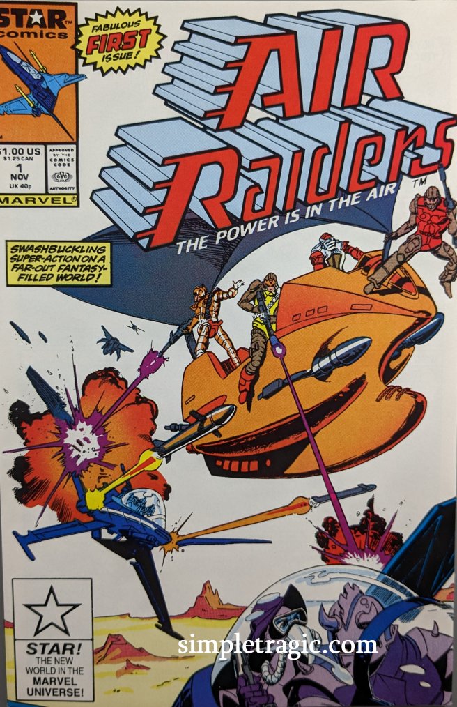 Air Raiders #1 Comic Book Cover Art