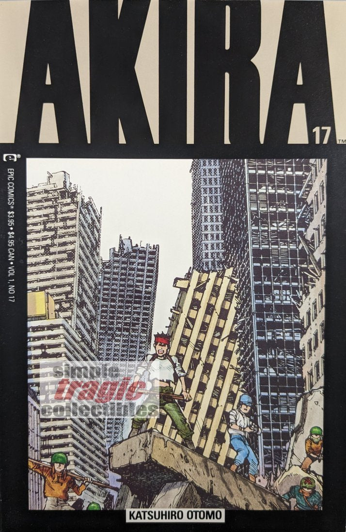 Akira #17 Comic Book Cover Art by Katsuhiro Otomo