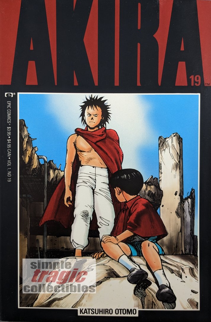 Akira #19 Comic Book Cover Art by Katsuhiro Otomo