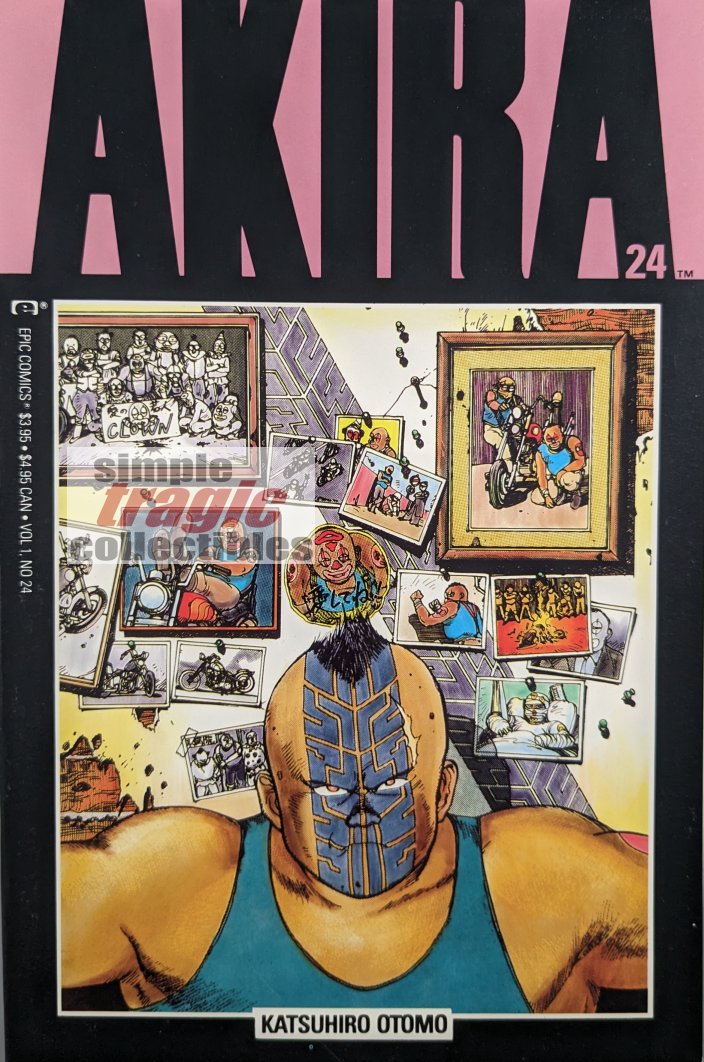 Akira #24 Comic Book Cover Art by Katsuhiro Otomo