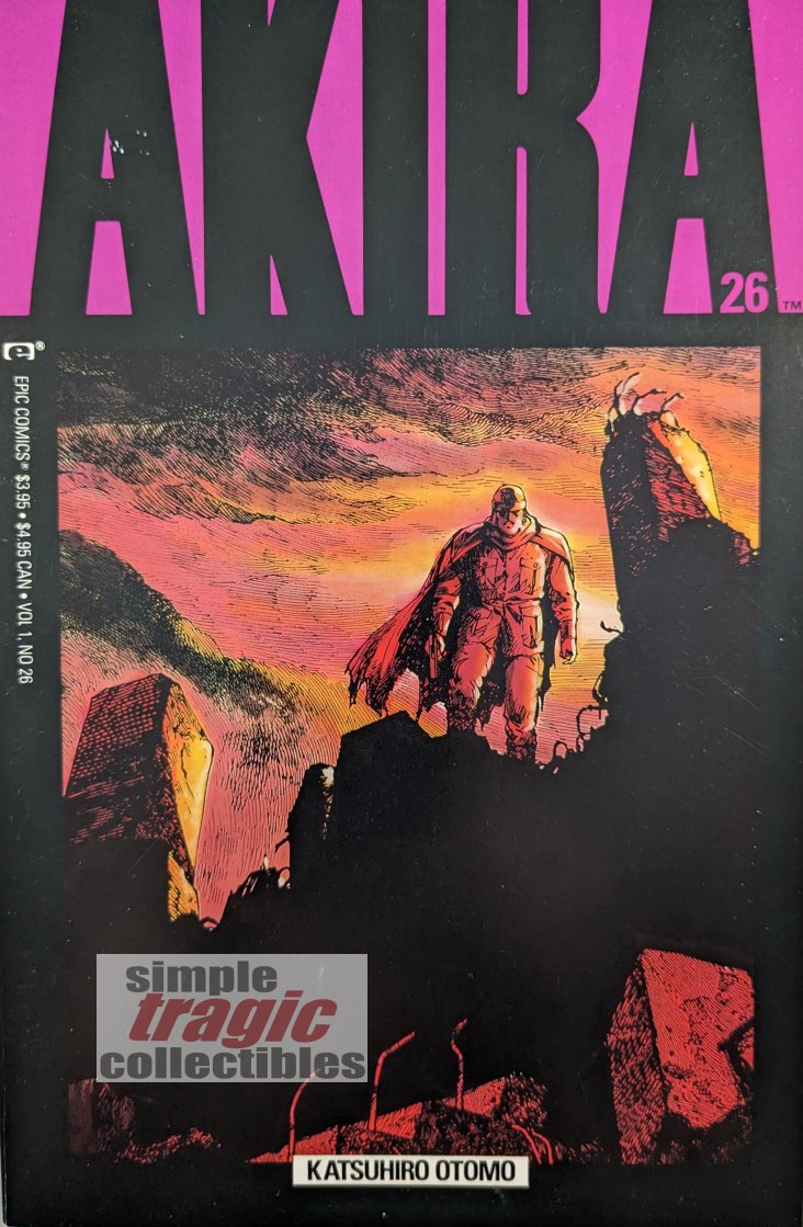 Akira #26 Comic Book Cover Art by Katsuhiro Otomo