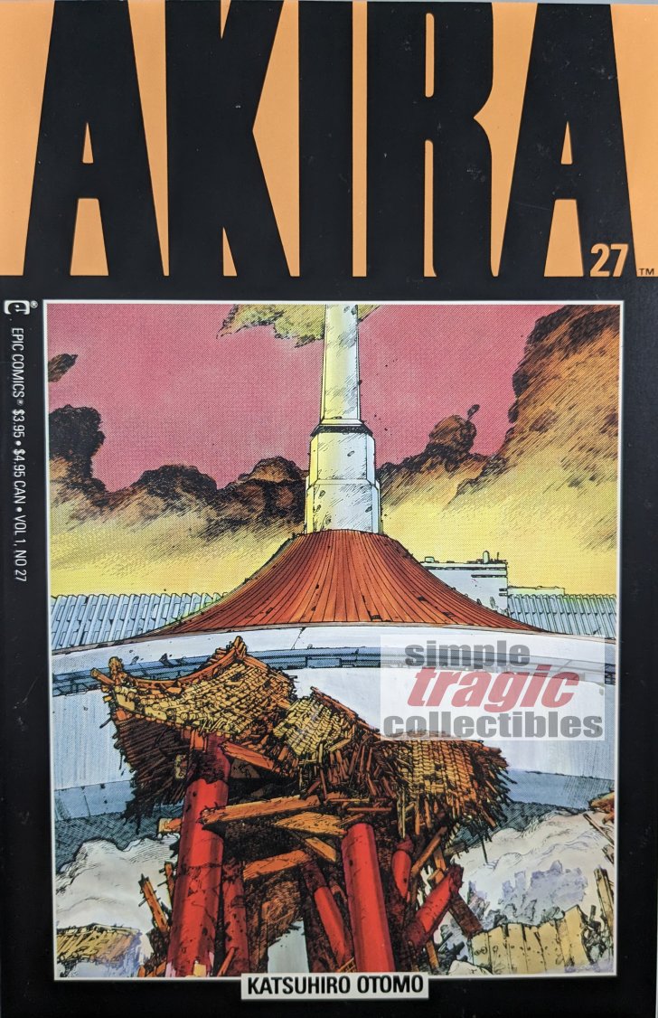 Akira #27 Comic Book Cover Art by Katsuhiro Otomo