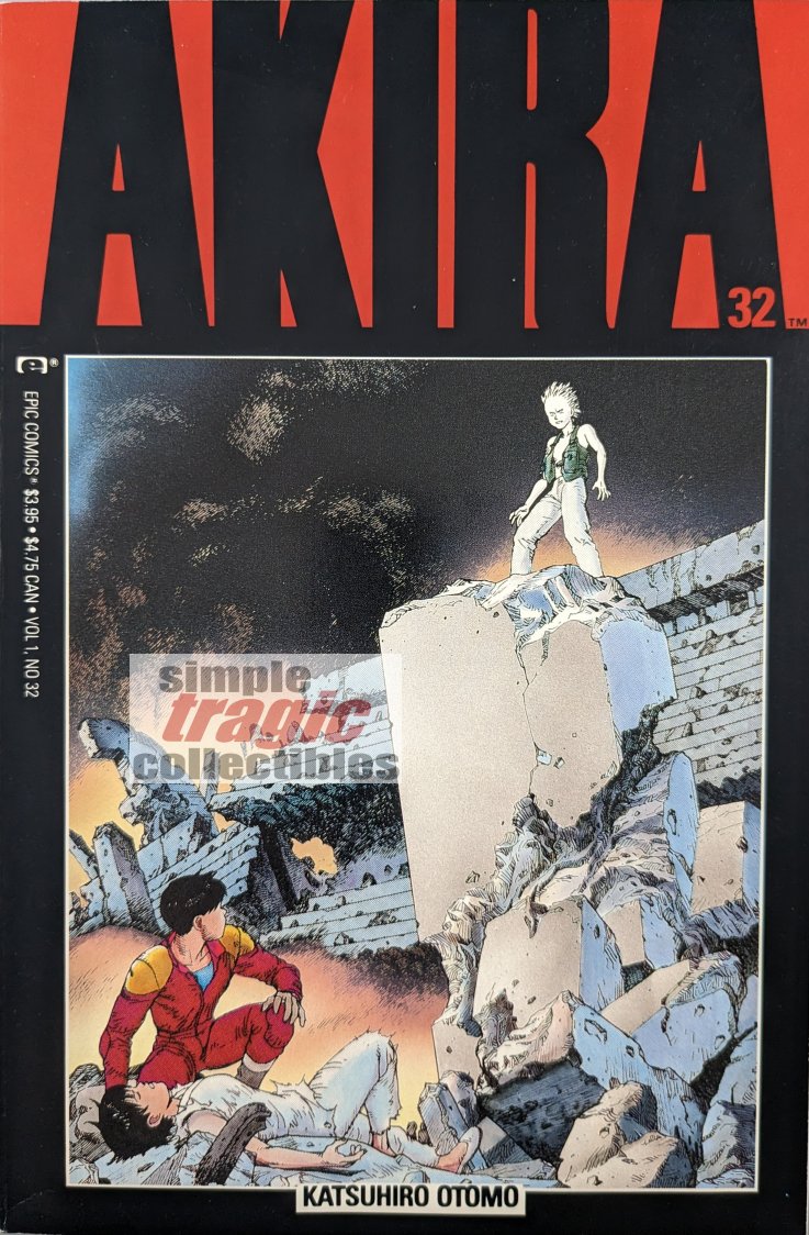 Akira #32 Comic Book Cover Art by Katsuhiro Otomo