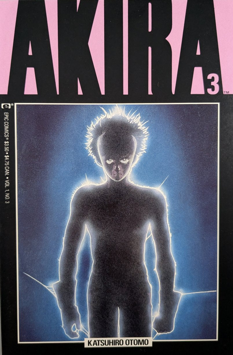 Akira #3 Comic Book Cover Art by Katsuhiro Otomo