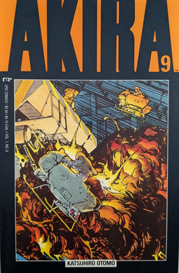 Akira #9 Comic Book Cover Art by Katsuhiro Otomo