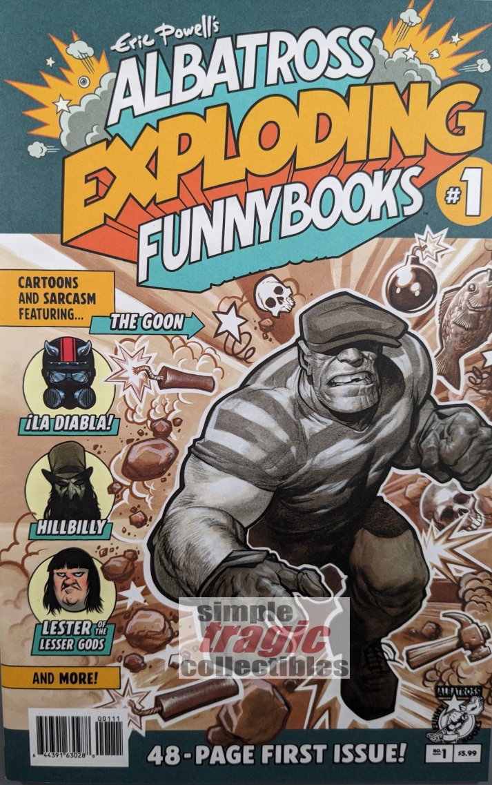 Albatross Exploding Funnybooks #1 Comic Book Cover Art by Eric Powell