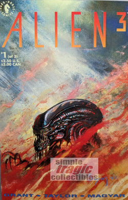 Alien 3 #1 Comic Book Cover Art