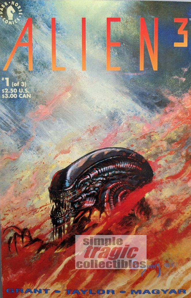 Alien 3 #1 Comic Book Cover Art