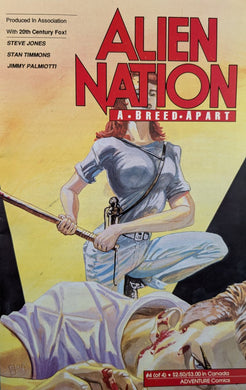 Alien Nation: A Breed Apart #4 Comic Book Cover Art by Adam Adamowicz