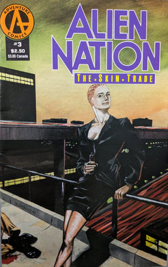 Alien Nation: The Skin Trade #3 Comic Book Cover Art by Adam Adamowicz