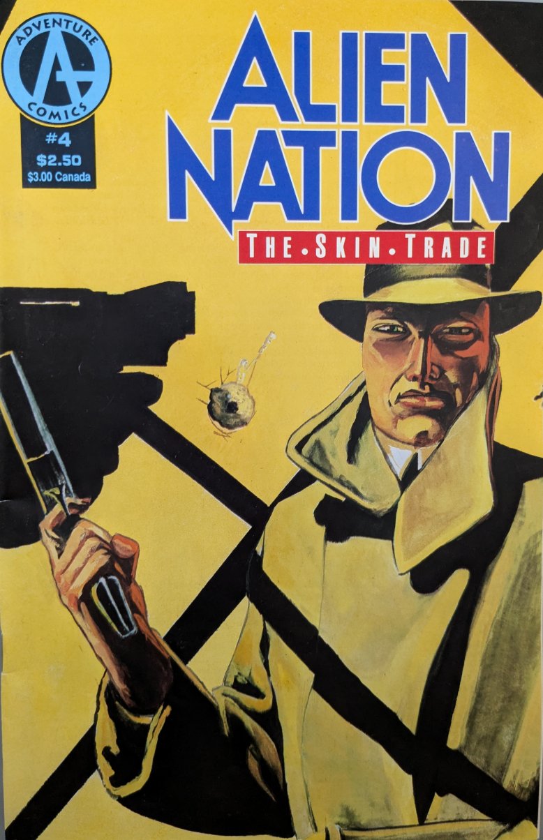 Alien Nation: The Skin Trade #4 Comic Book Cover Art by Adam Adamowicz