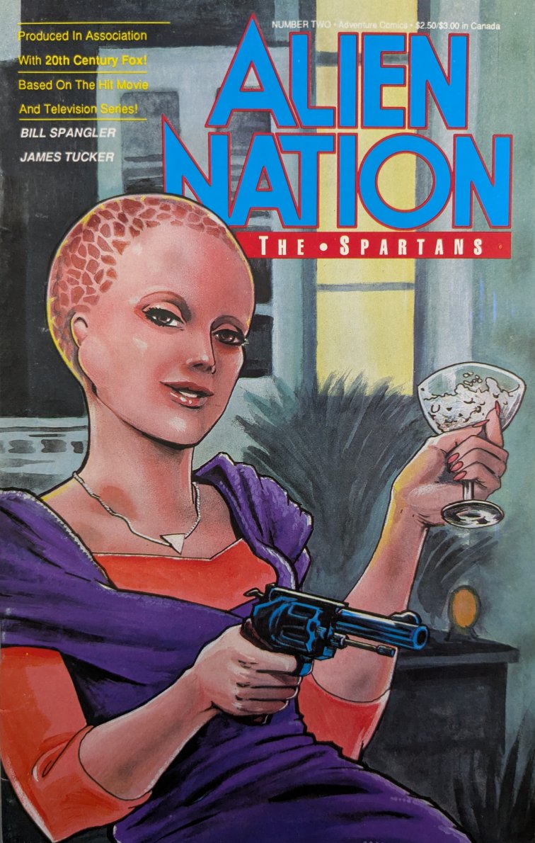 Alien Nation: The Spartans #2 Comic Book Cover Art by Madman