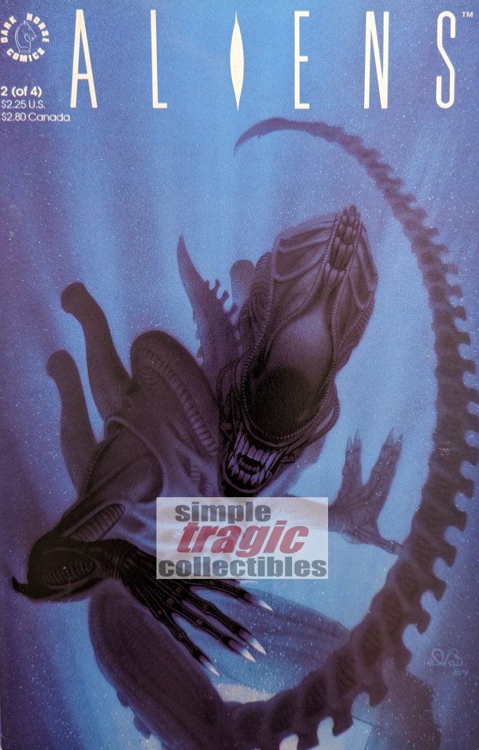 Aliens #2 Comic Book Cover Art by Denis Beauvais