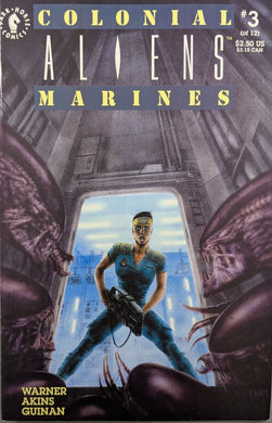 Aliens Colonial Marines #3 Comic Book Cover Art by Robert Mentor