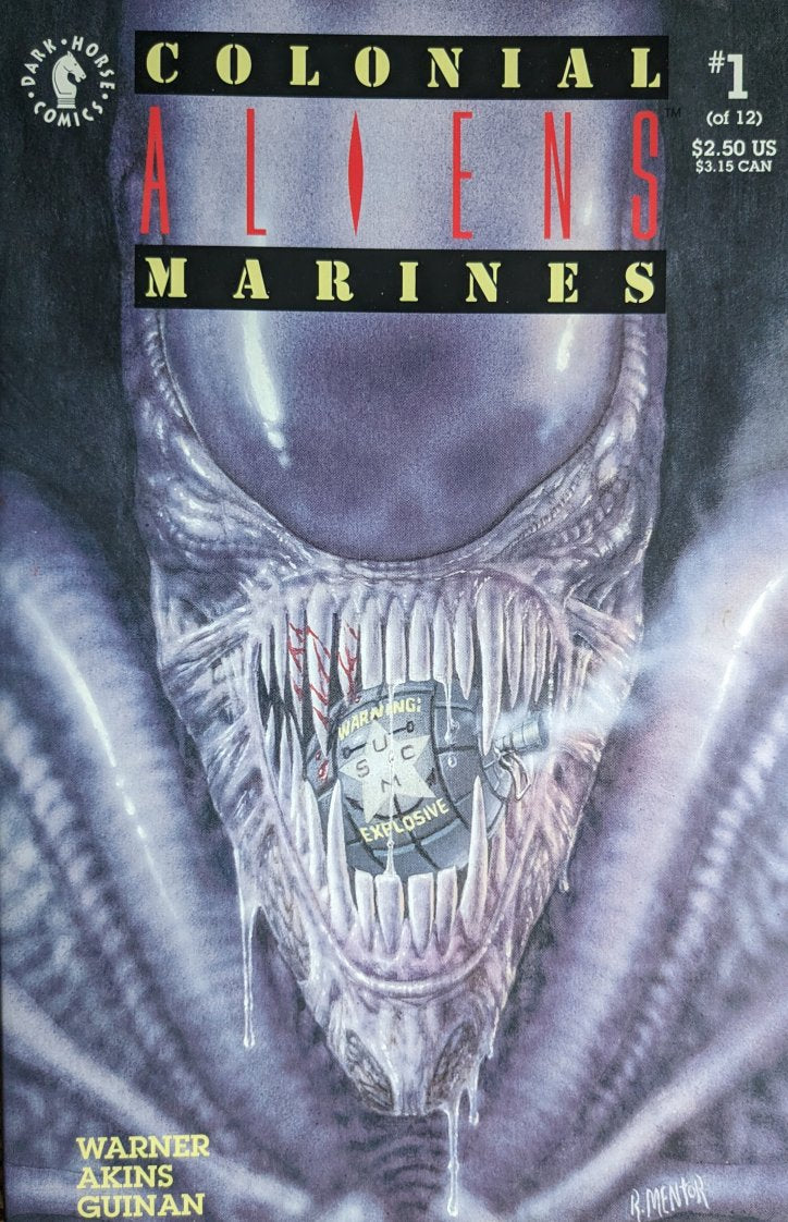 Aliens: Colonial Marines #1 Comic Book Cover Art by Robert Mentor