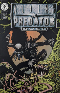 Aliens Vs. Predator: Duel #2 Comic Book Cover Art by Chris Warner