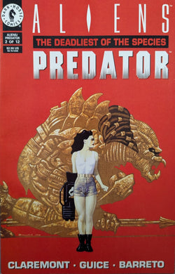 Aliens / Predator: The Deadliest Of The Species #2 Comic Book Cover Art by John Bolton