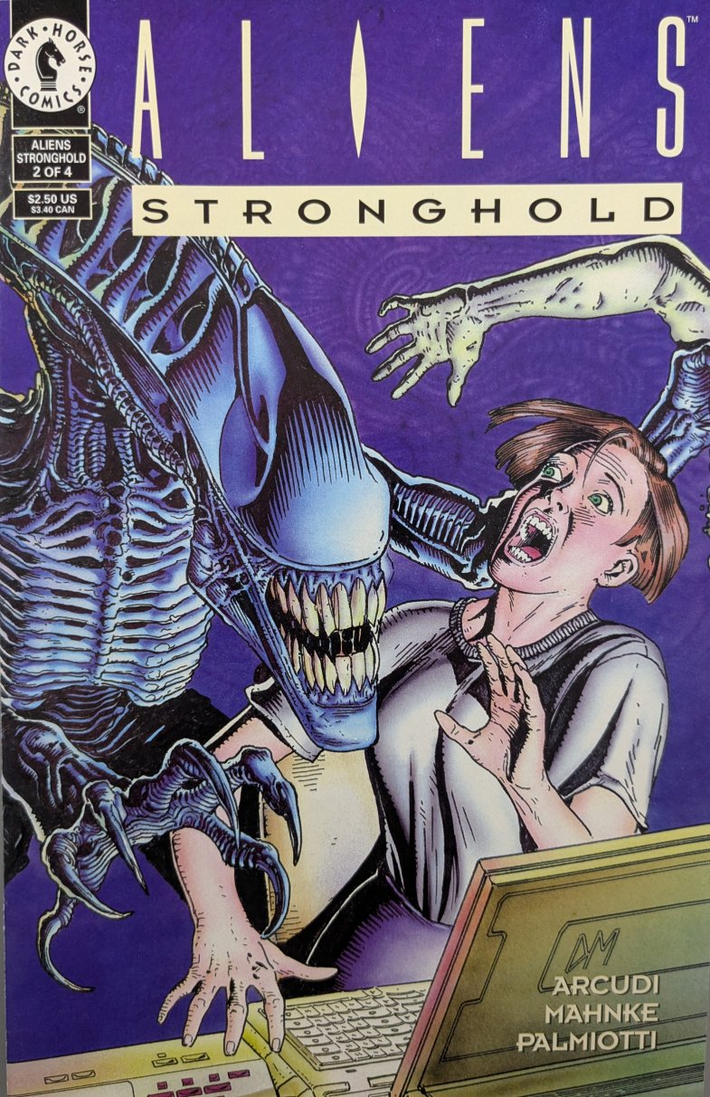 Aliens: Stronghold #2 Comic Book Cover Art by Doug Mahnke