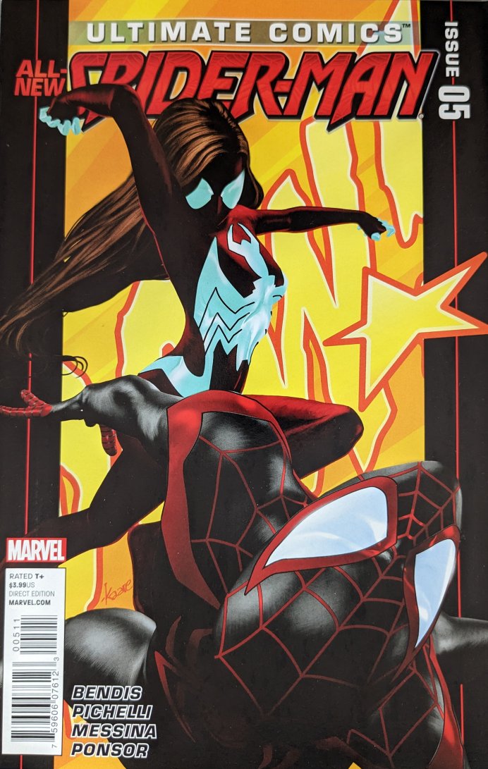 Ultimate Comics Spider-Man #5 Comic Book Cover Art by Kaare Andrews